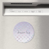 Lavender Ombre Rainbow Dragonflies Magneet (Insitu (Vaatwasser))