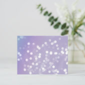 lavender Orchid Blurred Light Fotografie Briefkaart (Staand voorkant)