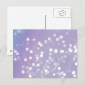 lavender Orchid Blurred Light Fotografie Briefkaart (Voorkant / Achterkant)
