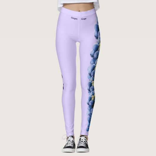 Lavender Oregon State Grape Leggings (Voorkant)