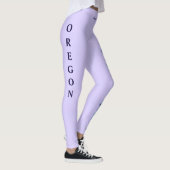 Lavender Oregon State Grape Leggings (Rechts)