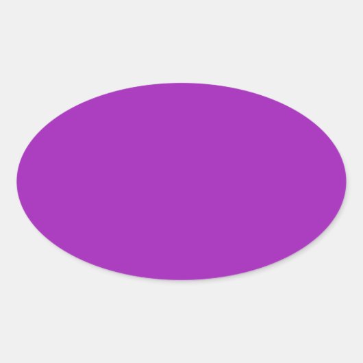 Lavender Oval Sticker (Voorkant)