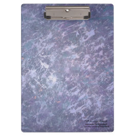 Lavender Paars Abstract | Metaalpenseelstreek Klembord