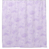Lavender Paars Abstract ventilatorpatroon Douchegordijn (Voorkant)