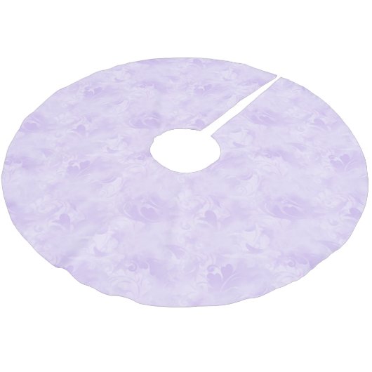 Lavender Paars Abstract ventilatorpatroon Kerstboom Rok (Gekanteld)