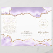 lavender paars agate brochure (Voorkant)
