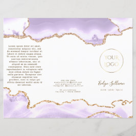 lavender paars agate brochure