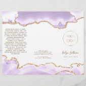 lavender paars agate brochure (Voorkant)
