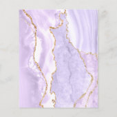 lavender paars agate flyer (Achterkant)