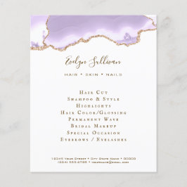 lavender paars agate flyer