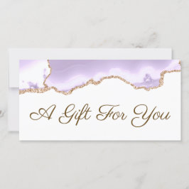lavender paars agate gift
