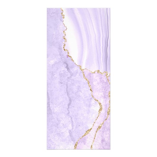 lavender paars agate price list rack reclamekaart (Achterkant)