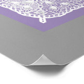  Lavender Paars Baby Girl Princess Poster (Hoek)