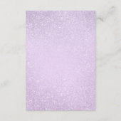 Lavender Paars Bat Mitzvah Guest Information Informatiekaartje (Achterkant)