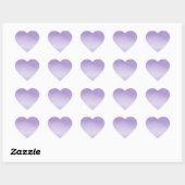 Lavender Paars Glitter Hart Sticker (Vel)