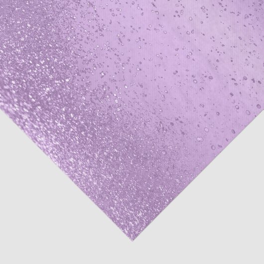 Lavender Paars Glitter op Gradiënt Achtergrond Tissuepapier (Detail)