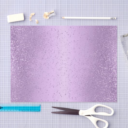 Lavender Paars Glitter op Gradiënt Achtergrond Tissuepapier (Craft)
