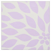 Lavender Paars Gray Modern Dahlia florafdruk Stof (Swatch)
