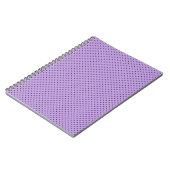 Lavender Paars Polka Dot Classic Minimal Notitieboek (Linkerzijde)