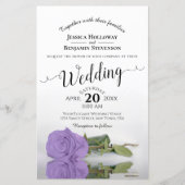 Lavender Paars Roos BUDGET Weddenschap (Voorkant)