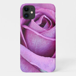 Lavender Paars Roos Petals Kunststof Case-Mate iPhone Case