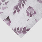 Lavender Paars Simple Florence-ontwerp voor Waterv Tissuepapier (Detail)