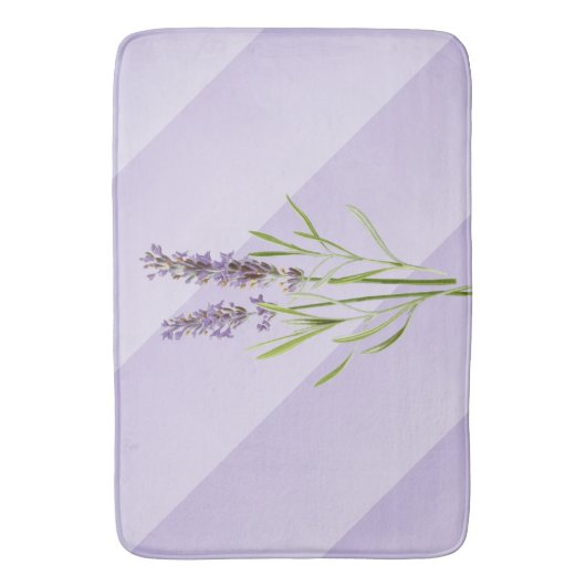 Lavender Paars Soft en Elegant Badmat (Voorkant Verticaal)