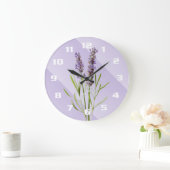 Lavender Paars Soft en Elegant Grote Klok (Huis)