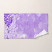 LAVENDER PAARS SPARKLE BUBBLE BATHROOM TOWEL BAD HANDDOEK (Handdoek)