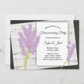 lavender, paars, uitnodiging voor huisverwarming (Voorkant)