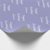 Lavender paars verpakkingspapier |  cadeaupapier (Hoek)
