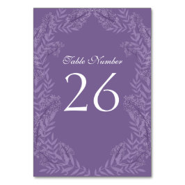 Lavender Paars Weddenschap  Botanisch Kaart