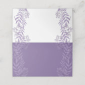 Lavender Paars Weddenschap  Botanisch Plaatskaartje (Buitenkant ongevouwen)