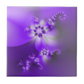 Lavender Paarse Blue Violet Orchid Flowers Tegeltje (Voorkant)