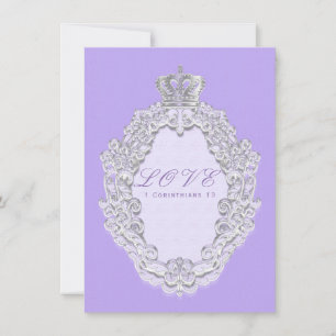 Lavender Paarse  Crown Fairy Tale Wedding