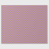 LAVENDER PAARSE GOLD BIRTHDAG WEDDING WRAP CADEAUPAPIER (Vlak)