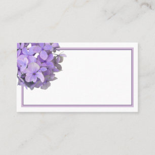 Lavender Paarse Hydrangea Visitekaartje