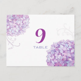 Lavender Paarse Hydrangea Weddenschappen Briefkaart