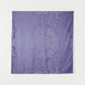 Lavender Paarse Mandala Wall Tapestry Wandkleed (Voorkant (horizontaal))