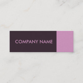 Lavender Paarse Modern Mini Visitekaartje