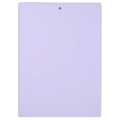 Lavender Paarse Moderne Script Meisjesachtige Mono Klembord (Achterkant)