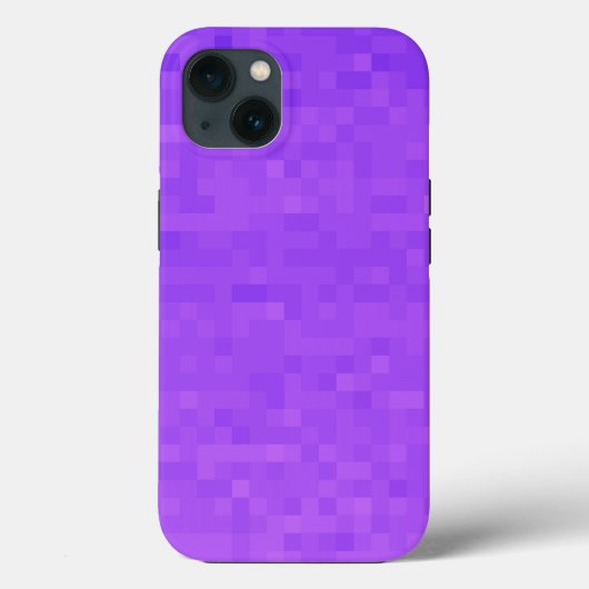 Lavender Paarse mozaïek, iPhone 13 Hoesje (Achterkant)