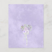 Lavender Paarse Rozen BUDGET Weddenschap (Achterkant)