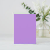 Lavender Paarse vaste kleur Briefkaart (Staand voorkant)