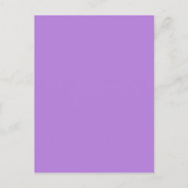Lavender Paarse vaste kleur Briefkaart
