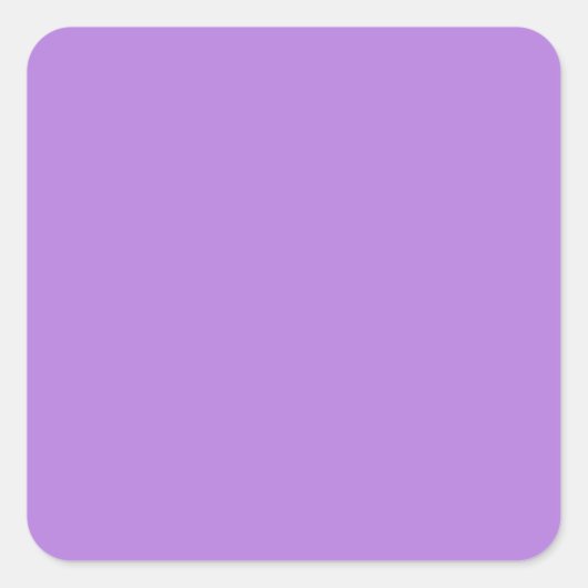 Lavender Paarse vaste kleur Vierkante Sticker (Voorkant)