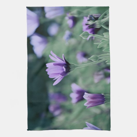 Lavender Paarse ventilator Theedoek (Verticaal)
