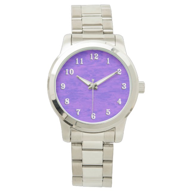 Lavender Paarse was Horloge (Voorkant)
