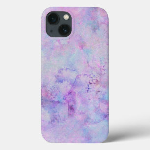 Lavender Paarse Waterverf Paint Splotch Textuur Case-Mate iPhone Case