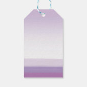 Lavender Paarse Waterverf Partij Gift Label Cadeaulabel (Achterkant)